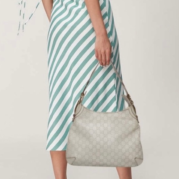 GUCCI Hobo Bag Guccissima Leather Creole - Beige/cream Spring Summer - Gucci bag - Picture 8 of 8